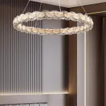 Серия светодиодных кольцевых люстр с рассеивателями из хрусталя ERHARD D80 от ImperiumLoft