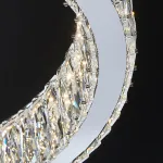 Серия светодиодных кольцевых люстр с рассеивателями из хрусталя SYLVEST D50+80 от ImperiumLoft