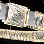 Серия светодиодных кольцевых люстр с рассеивателями из хрусталя SYLVEST D50+80 от ImperiumLoft