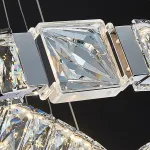 Серия светодиодных кольцевых люстр с рассеивателями из хрусталя SYLVEST D50+80 от ImperiumLoft