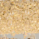 Серия подвесных светодиодных люстр с декором из хрустальных элементов PERSY CH А D80 от ImperiumLoft