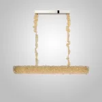 Серия подвесных светодиодных люстр с декором из хрустальных элементов PERSY CH В от ImperiumLoft