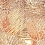 Серия люстр с цветочным декором из прозрачного или градиентно окрашенного стекла ручной работы TOTTI CH Pink от ImperiumLoft