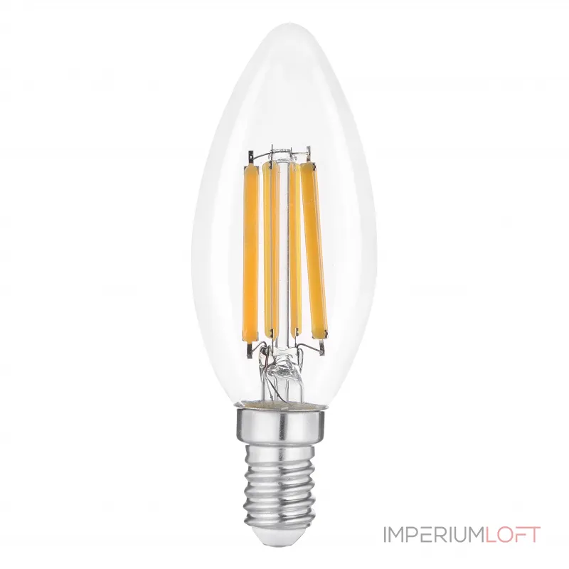 Светодиодная лампа E14 candles мощность 7W 4200K Transparent от ImperiumLoft от ImperiumLoft