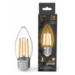 Лампа светодиодная Gauss Filament E27 7Вт 2700K 103802107 от ImperiumLoft