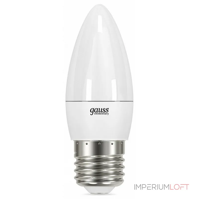 Лампа светодиодная Gauss Led Elementary Candle E27 6Вт 3000K 33216 от ImperiumLoft Лампа светодиодная Gauss Led Elementary Candle E27 6Вт 3000K 33216 от ImperiumLoft