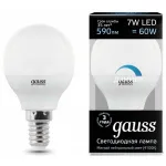 Лампа светодиодная Gauss 1051 E14 7Вт 4100K 105101207-D от ImperiumLoft