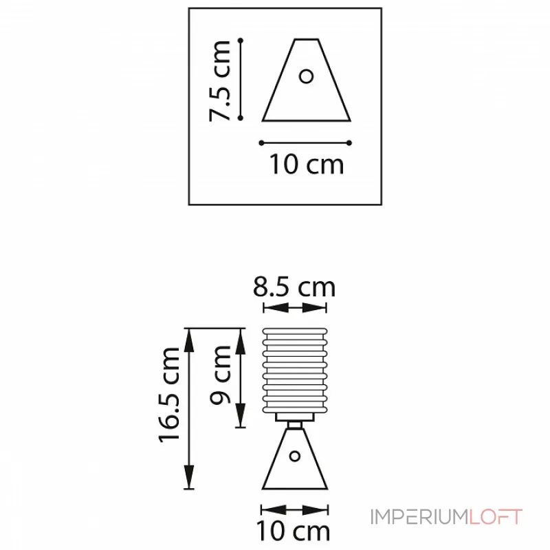 Настольная лампа декоративная Lightstar Alfa 745915 от ImperiumLoft