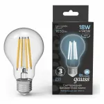 Лампа светодиодная Gauss Filament E27 18Вт 4100K 102902218 от ImperiumLoft