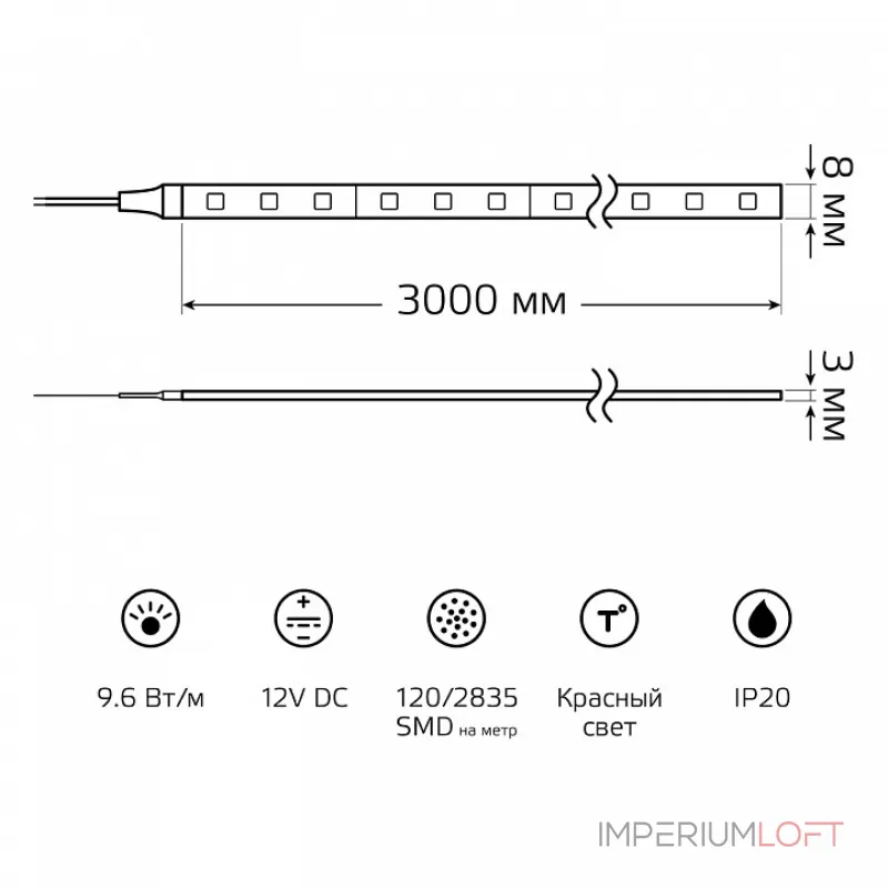 Лента светодиодная Gauss Basic BT066 от ImperiumLoft Лента светодиодная Gauss Basic BT066 от ImperiumLoft