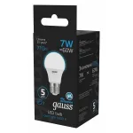 Лампа светодиодная Gauss E27 7Вт 6500K 102502307 от ImperiumLoft