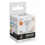 Лампа светодиодная Gauss Софит GU10 7Вт 3000K 13617 от ImperiumLoft