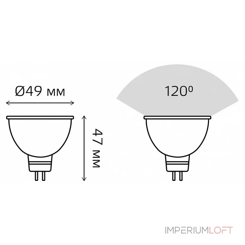 Лампа светодиодная Gauss Led Elementary MR16 GU5.3 3.5Вт 3000K 13514 от ImperiumLoft Лампа светодиодная Gauss Led Elementary MR16 GU5.3 3.5Вт 3000K 13514 от ImperiumLoft