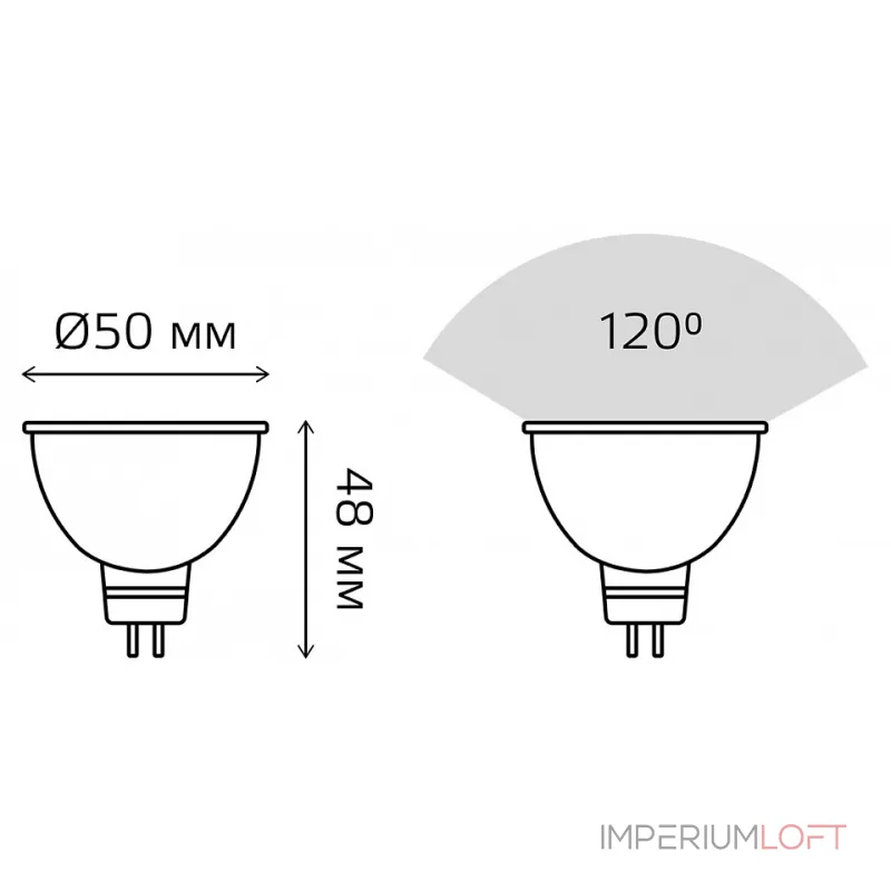Лампа светодиодная Gauss Elementary 13511 от ImperiumLoft Лампа светодиодная Gauss Elementary 13511 от ImperiumLoft