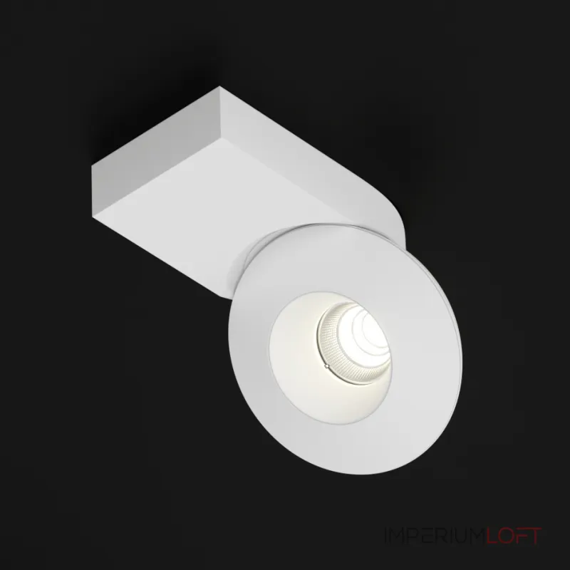 Накладной светодиодный светильник Ledron KRIS SLIM White-Gold от ImperiumLoft