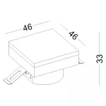 Светодиодный встраиваемый светильник LeDron LSL008A-Alu от ImperiumLoft