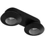 Накладной светодиодный светильник Ledron KRIS SLIM 2 Black-Grey от ImperiumLoft