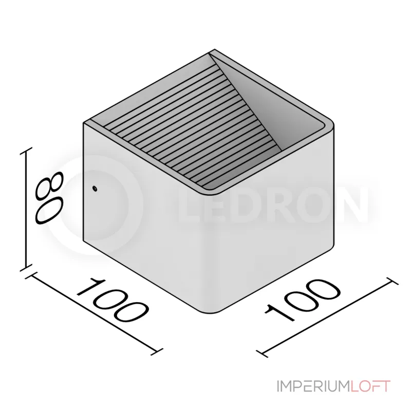Светодиодное бра Ledron LD1100/6W White от ImperiumLoft Светодиодное бра Ledron LD1100/6W White от ImperiumLoft
