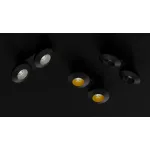 Накладной светодиодный светильник Ledron KRIS SLIM 2 Black-Grey от ImperiumLoft