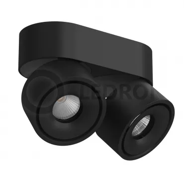 Накладной поворотный светодиодный светильник Ledron LH8W 2 Black