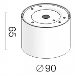 Накладной светодиодный светильник LeDron LXS0812-8W 3000K от ImperiumLoft