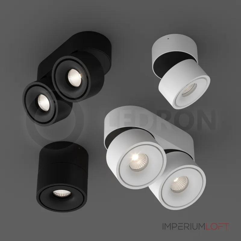 Светодиодный накладной светильник Ledron LH13W 2 White от ImperiumLoft