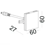 Светодиодный встраиваемый светильник Ledron ODL043-Alu от ImperiumLoft
