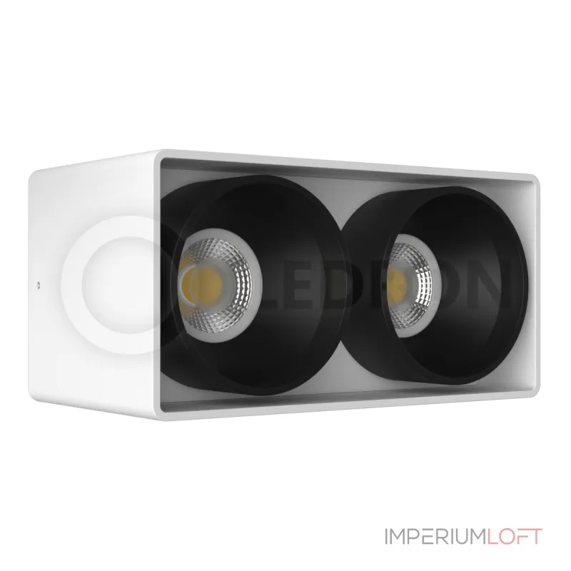 Накладной светильник Ledron KEA 2 ED GU10 White-Black от ImperiumLoft Накладной светильник Ledron KEA 2 ED GU10 White-Black от ImperiumLoft