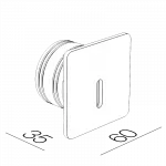 Светодиодный светильник LeDron для ступеней S712 White от ImperiumLoft