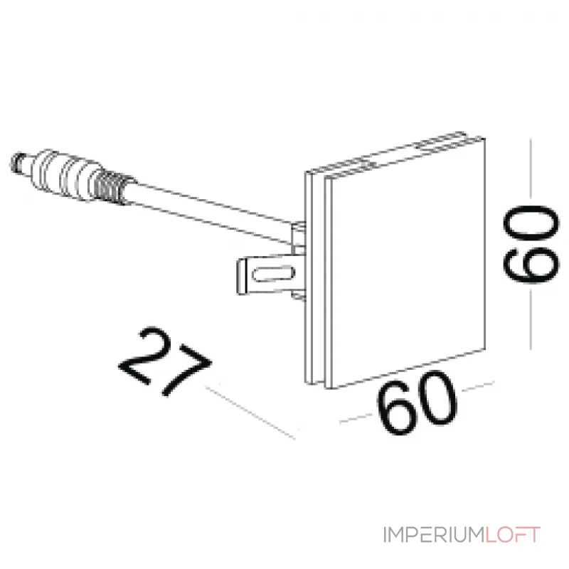 Встраиваемый светодиодный светильник LeDron ODL043 Black от ImperiumLoft Встраиваемый светодиодный светильник LeDron ODL043 Black от ImperiumLoft