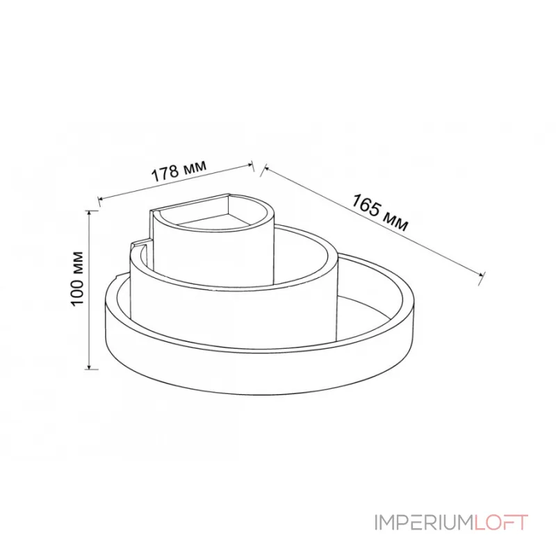 Светодиодный светильник бра LeDron Soft от ImperiumLoft