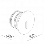 Светодиодный светильник для ступеней LeDron R712 White от ImperiumLoft