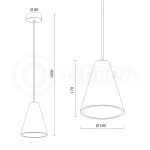 Подвесной светодиодный светильник LeDron PYRAMID C от ImperiumLoft