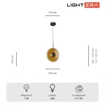 Подвесной светильник LIGHTERA Echuka LE142L-28BR от ImperiumLoft