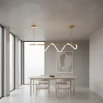 Люстра на штанге LIGHTERA Nyasa LE117L-110GA WIFI от ImperiumLoft