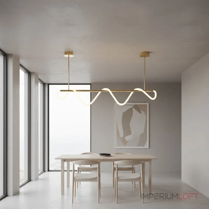 Люстра на штанге LIGHTERA Nyasa LE117L-110GA WIFI от ImperiumLoft Люстра на штанге LIGHTERA Nyasa LE117L-110GA WIFI от ImperiumLoft