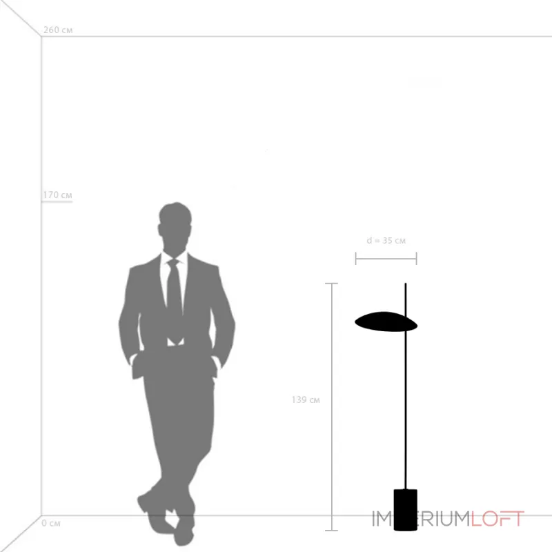 Торшер Marmara Lightstar 801716 от ImperiumLoft