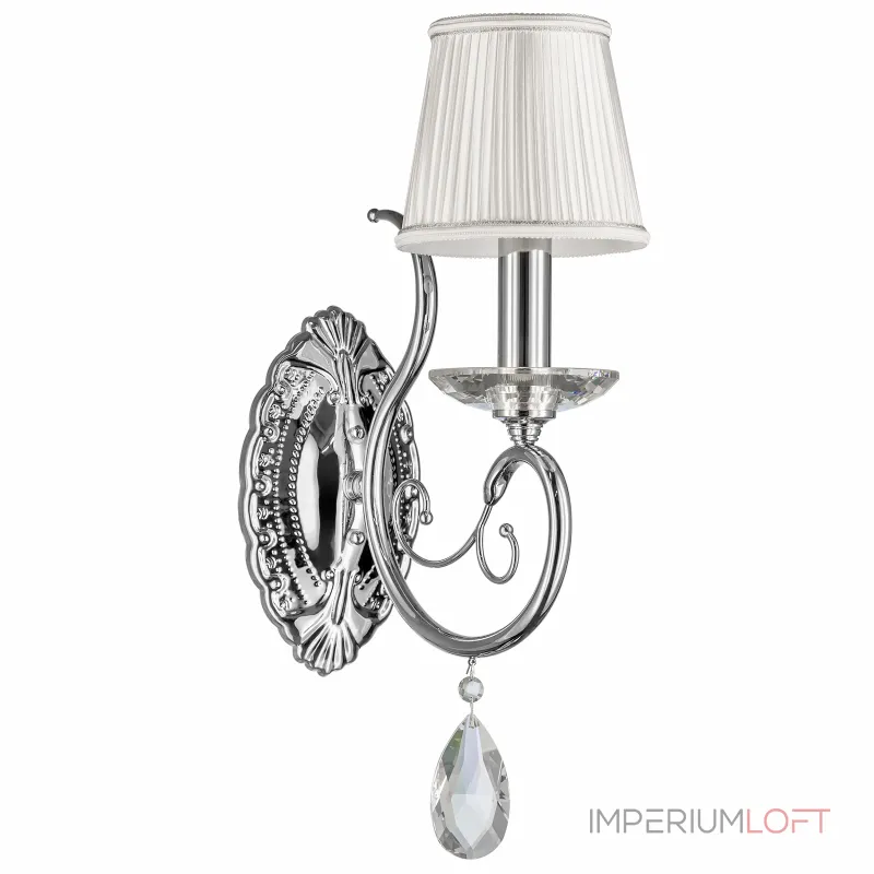 Бра Osgona Ricerco 693614 Цвет арматуры хром Цвет плафонов кремовый от ImperiumLoft