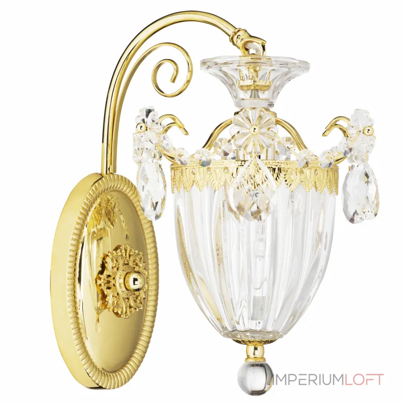 Бра Osgona Schon 790612 Цвет арматуры золото Цвет плафонов прозрачный от ImperiumLoft Бра Osgona Schon 790612 Цвет арматуры золото Цвет плафонов прозрачный от ImperiumLoft