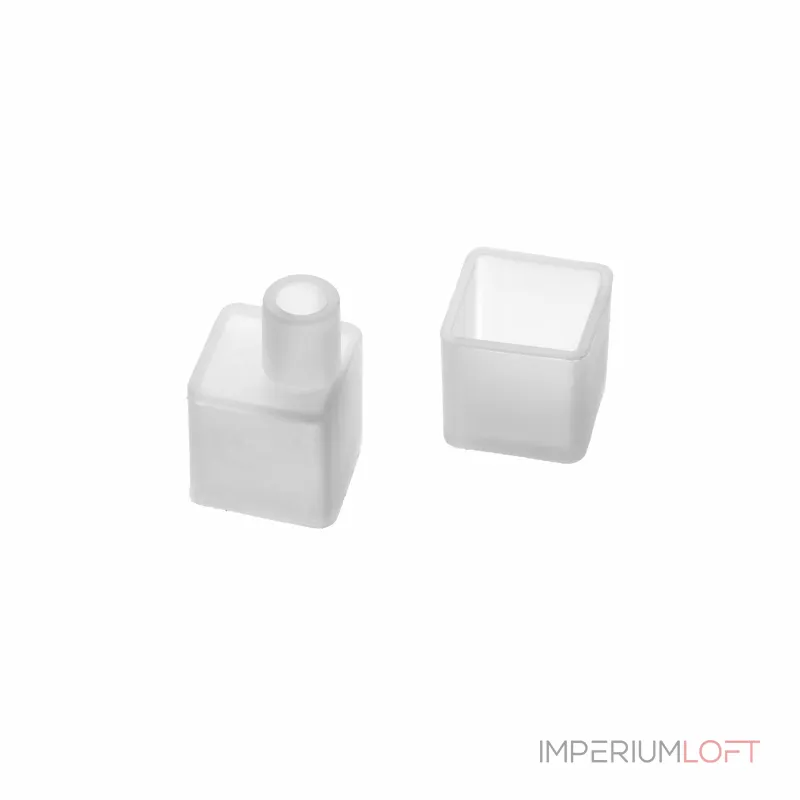 Комплект заглушек (2 шт) д/квадратного силиконового профиля 10х10мм д/LED лент Lightstar Profiled 441017 от ImperiumLoft