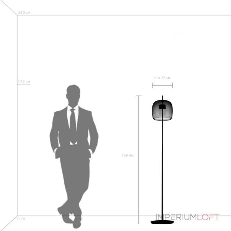 Торшер Cupola Lightstar 804718 от ImperiumLoft