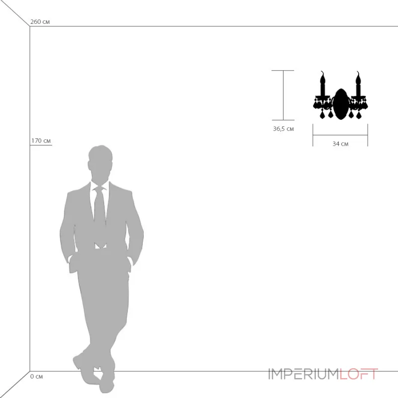 Бра Osgona Classic 700621 от ImperiumLoft