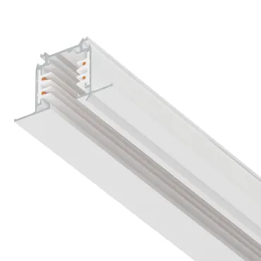 Трек четырехконтактный 3-фазный встраиваемый со стыковочными пазами (круглые медные жилы) 3м Lightstar Quattro 503035-R