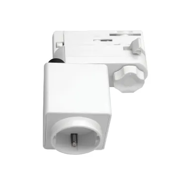 Адаптер для светильника с розеткой Shuko к треку 5030xx-R/5040xx-(F)/(R) Lightstar Quattro 594006-WSA