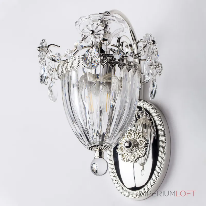 Бра Osgona Schon 790614 Цвет арматуры хром Цвет плафонов прозрачный от ImperiumLoft