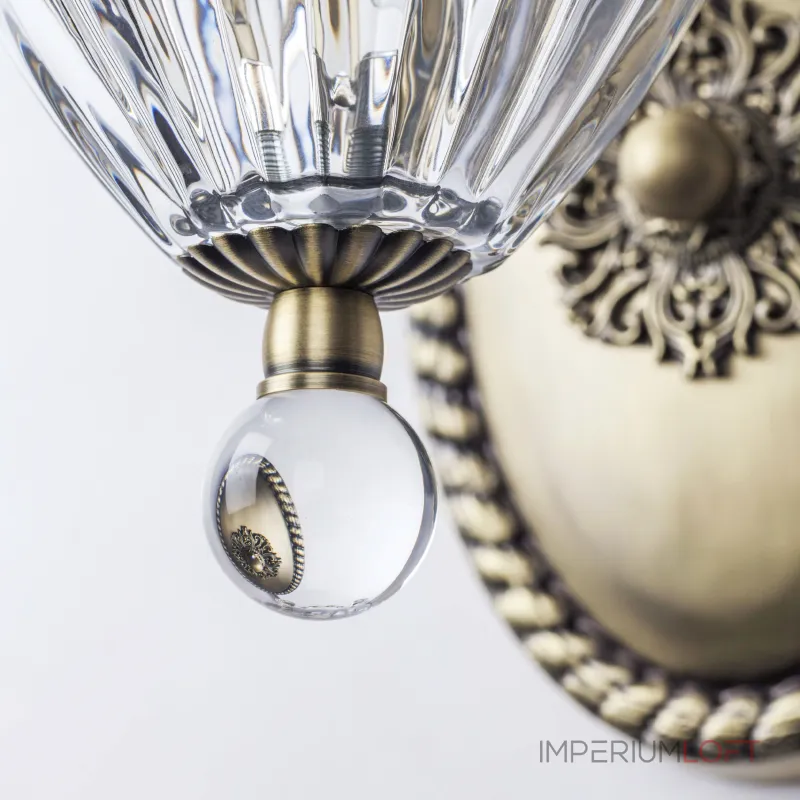 Бра Osgona Schon 790611 Цвет арматуры бронза Цвет плафонов прозрачный от ImperiumLoft Бра Osgona Schon 790611 Цвет арматуры бронза Цвет плафонов прозрачный от ImperiumLoft