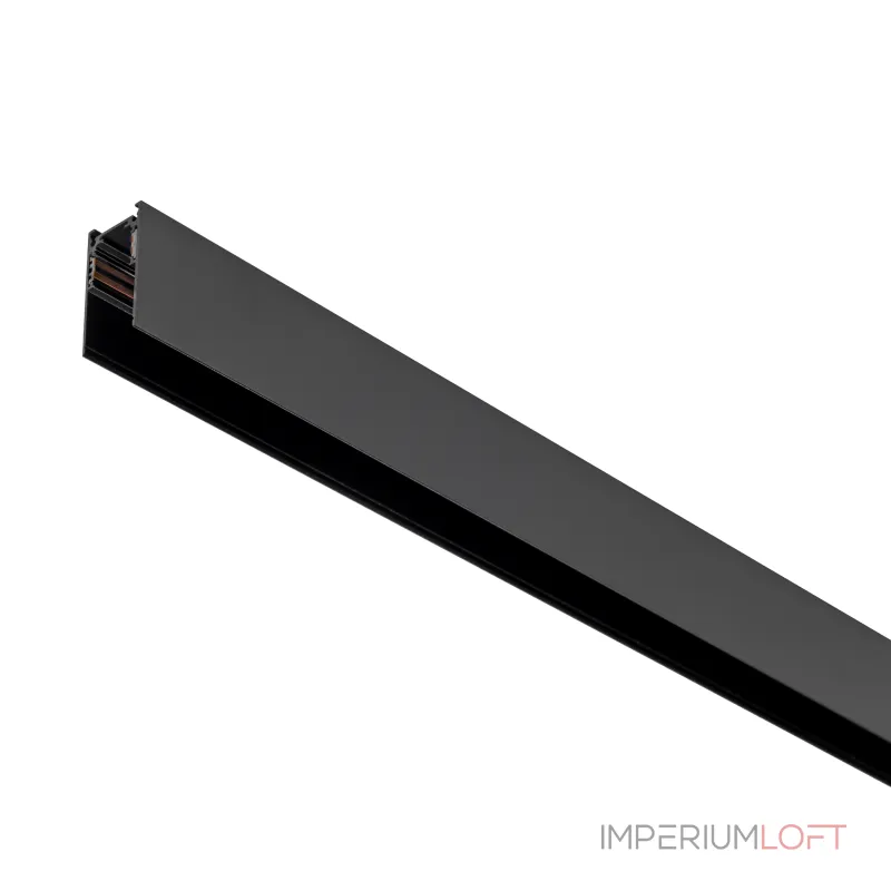 Трек 4-контактный накладной со стыковочным пазом 48V 3м (Заглушки и декоративный экран в комплекте) Lightstar Uno Pro 509037P от ImperiumLoft