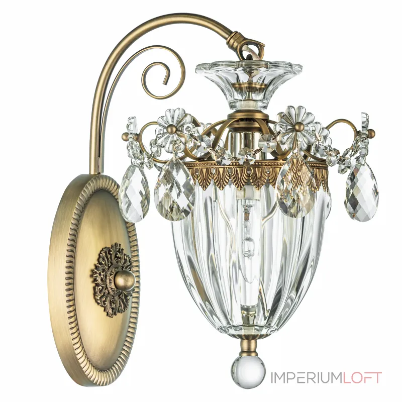 Бра Osgona Schon 790611 Цвет арматуры бронза Цвет плафонов прозрачный от ImperiumLoft Бра Osgona Schon 790611 Цвет арматуры бронза Цвет плафонов прозрачный от ImperiumLoft