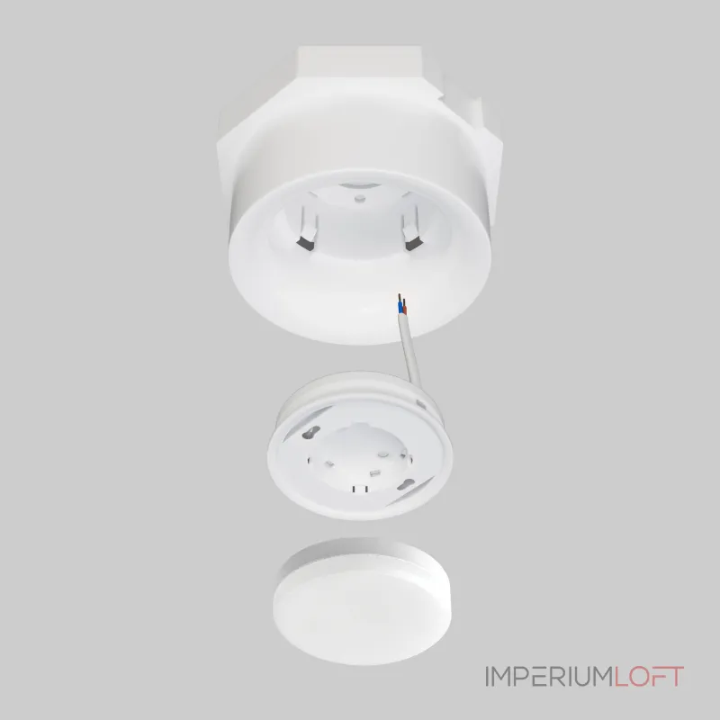 Рамка (светильник) CLICK-CLACK скрытого монтажа светильников GX53 в натяжной потолок Lightstar Tensio 212000 от ImperiumLoft