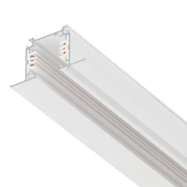 Трек шестиконтактный встраиваемый 3-фазн со стыковочными пазами (круглые медные жилы), 3м Lightstar Quattro/DALI/ 503035-R-DALI